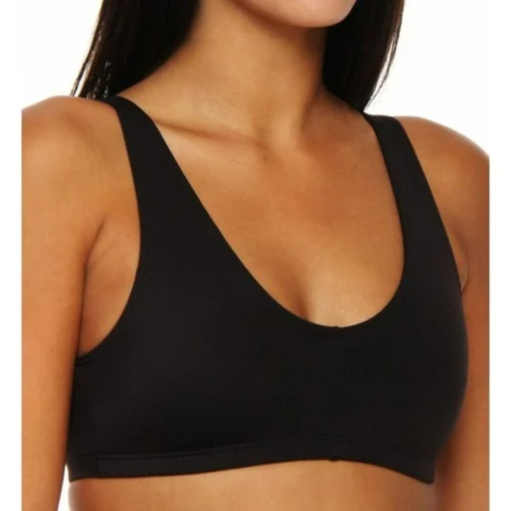 NEW Elita Women's Silk Magic Microfiber Cami Bra with Pockets 8868 Ebony Size 32